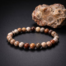Load image into Gallery viewer, BRACELET Fossil Coral - SM 6MM Beads