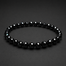 Load image into Gallery viewer, BRACELET Black Spinel - XS 6MM Faceted Beads