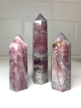 Load image into Gallery viewer, Blue Rose Quartz Obelisk Tower from Brazil • High Grade