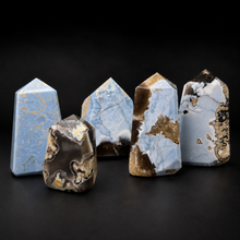 Load image into Gallery viewer, TOWER | Indian Blue Opal & Moss Agate | India