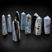 Load image into Gallery viewer, TOWER | Indian Blue Opal & Moss Agate | India