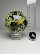 Load image into Gallery viewer, Epidote in Botryoidal Prehnite Sphere