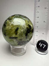 Load image into Gallery viewer, Epidote in Botryoidal Prehnite Sphere