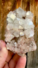 Load and play video in Gallery viewer, Mint Green + Pink Apophyllite + Pink Heulandite • Maharashtra, India