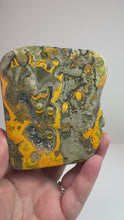Load and play video in Gallery viewer, Bumblebee Jasper Agate Free Form • from West Java, Indonesia • AAA High Grade