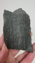 Load and play video in Gallery viewer, Black Druzy Petrified Wood from Indonesia