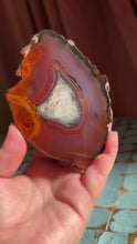 Load and play video in Gallery viewer, Condor Agate from Argentina • High Grade Mineral Display Specimen• Mirror Polish