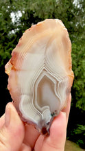 Load and play video in Gallery viewer, Rare Moroccan White Agate w Incredible Parallax Collected by Indigenous Nomads | Ancient Beauty from the Sahara