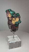 Load and play video in Gallery viewer, Dioptase Cluster from Congo • High Grade • Mineral Collector’s Specimen Showpiece