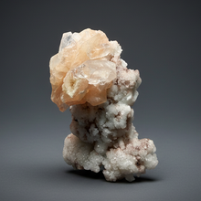 Load image into Gallery viewer, High-Grade Pink Stilbite  + Apophyllite + Red Heulandite Zeolite | Indian Collector Mineral Specimen
