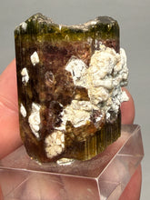 Load image into Gallery viewer, Tri-Color Tourmaline with Feldspar Mineral Specimen – Pakistan
