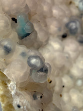 Load image into Gallery viewer, Blue-Green Chrysocolla in Botryoidal Chalcedony Cabinet Specimen | Indonesia
