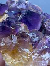 Load image into Gallery viewer, Premium Hematite-Phantom Deep Magenta Ametrine Cluster | Deccan Traps, India | Collector Mineral Specimen
