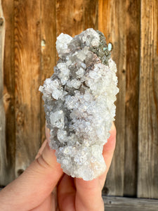 White Diamond Calcite + Apophyllite • Maharashtra, India
