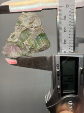 Load image into Gallery viewer, Watermelon Tourmaline on Quartz Matrix – Collector Mineral Specimen from Pakistan

