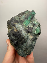 Load image into Gallery viewer, Emerald Variety Green Beryl on Matrix | Northern Bahia, Brazil | Collector Mineral Display Specimen
