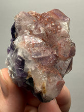 Load image into Gallery viewer, Premium Hematite-Phantom Deep Magenta Ametrine Cluster | Deccan Traps, India | Collector Mineral Specimen
