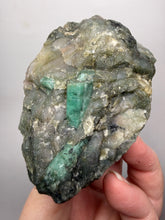 Load image into Gallery viewer, Emerald Variety Green Beryl on Matrix | Northern Bahia, Brazil | Collector Mineral Display Specimen

