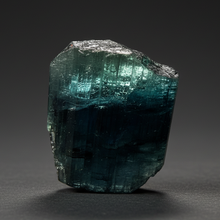 Load image into Gallery viewer, Raw Natural Blue Indicolite Tourmaline Gemstone – Mineral Thumbnail Specimen from Pakistan
