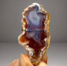 Load image into Gallery viewer, Moroccan Red and Purple Banded Agate Sahara | High Atlas | Polished
