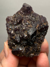 Load image into Gallery viewer, Premium Hematite-Phantom Deep Magenta Ametrine Cluster | Deccan Traps, India | Collector Mineral Specimen
