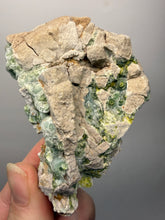 Load image into Gallery viewer, High-Grade Green Wavellite Collectors Specimen - Radiating Botryoidal Crystal Formation - Arkansas, USA
