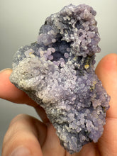 Load image into Gallery viewer, Grape Agate Mineral Specimen – Botryoidal Purple Chalcedony Cluster from Indonesia | Collector Grade Crystal
