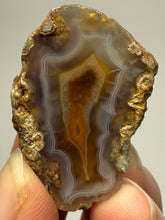 Load image into Gallery viewer, Polished Malawi Agate Half – High-Grade African Banded Agate Display Specimen
