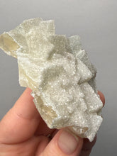 Load image into Gallery viewer, Rare Druzy Golden “Diamond” Calcite on Zeolite Matrix — Maharashtra, India | Collector Cabinet Specimen
