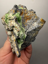 Load image into Gallery viewer, High-Grade Green Wavellite Collectors Specimen - Radiating Botryoidal Crystal Formation - Arkansas, USA
