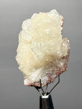 Load image into Gallery viewer, White Stilbite on Red Heulandite — Zeolite Cabinet Specimen | Maharashtra, India
