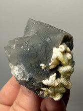 Load image into Gallery viewer, Isometric Fluorite &amp; Scalenohedral Calcite Specimen | Pakistan Mineral Collector Display Piece
