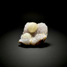 Load image into Gallery viewer, Rare Botryoidal Yellow Fluorite on Quartz Matrix  Collector Mineral Specimen – Maharashtra, India
