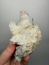 Load image into Gallery viewer, Chlorite-Included Quartz Cluster (Green Phantom Quartz) – Pakistan Mineral Specimen
