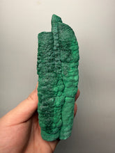 Load image into Gallery viewer, 6”+ Triple Malachite Stalactite — Botryoidal “Cave” Formation | DR Congo  | Collector Mineral Specimen
