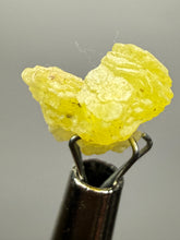 Load image into Gallery viewer, Vibrant Yellow Brucite Thumbnail Mineral Specimen | Collector Crystal from Killa Saifullah District in Balochistan Province, Pakistan
