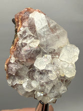 Load image into Gallery viewer, Lustrous Apophyllite over Red Heulandite (Zeolite Pocket) — Deccan Traps, Maharashtra, India
