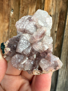 Red Phantom Gem Apophyllite Cluster • Maharashtra, India