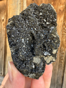 Druzy Black Apophyllite • Maharashtra, India