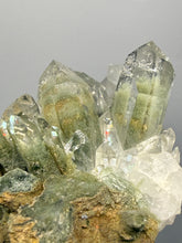 Load image into Gallery viewer, Chlorite-Included Quartz Cluster (Green Phantom Quartz) – Pakistan Mineral Specimen
