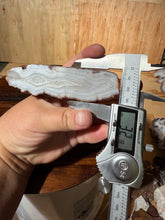 Load image into Gallery viewer, Rare Moroccan White Parallax Agate Collected by Indigenous Nomads | Ancient Beauty from the Sahara
