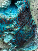 Load image into Gallery viewer, 6” Polished Native Copper in Chrysocolla — Display Specimen (Indonesia)
