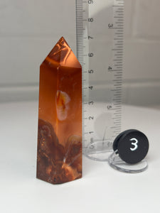 Carnelian (Red and Orange) Obelisk Tower