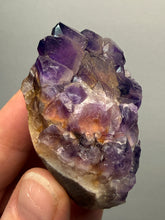Load image into Gallery viewer, Premium Hematite-Phantom Deep Magenta Ametrine Cluster | Deccan Traps, India | Collector Mineral Specimen
