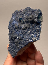 Load image into Gallery viewer, Superb Blueberry Fluorite on Candle Quartz | Huanggang
Liang Mine, Inner Mongolia, China
