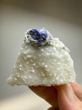 Load image into Gallery viewer, Afghan Lazurite Specimen | Deep Blue Lapis-Grade Crystal on Matrix | Collector Display Mineral
