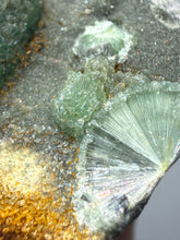Load image into Gallery viewer, High-Grade Green Wavellite Collectors Specimen - Radiating Botryoidal Crystal Formation - Arkansas, USA
