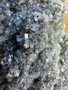 Druzy Black Apophyllite • Maharashtra, India