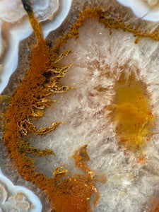 Rare Moroccan Orange Plume Carnelian Agate Collected by Indigenous Nomads | Ancient Beauty from the Sahara