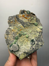 Load image into Gallery viewer, High-Grade Green Wavellite Collectors Specimen - Radiating Botryoidal Crystal Formation - Arkansas, USA

